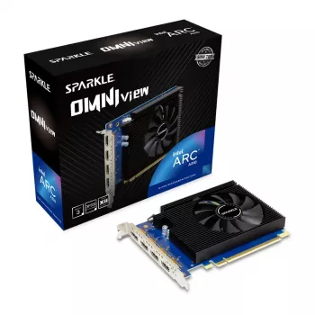 Sparkle Intel Arc A310 OMNI View grafiskā karte — 4 GB GDDR6, 2000 MHz, PCIe 4.0 x8