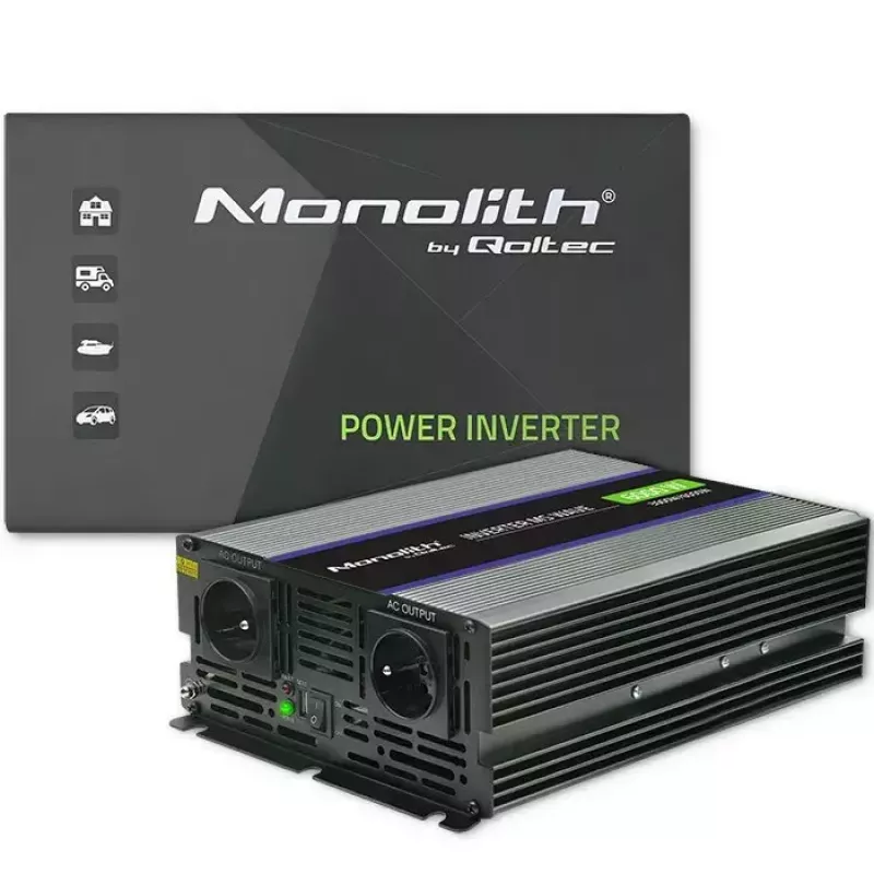 Strāvas invertors QOLTEC Monolith 6000 MS 12V uz 230V 6000W