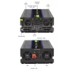 Strāvas invertors QOLTEC Monolith 6000 MS 12V uz 230V 6000W