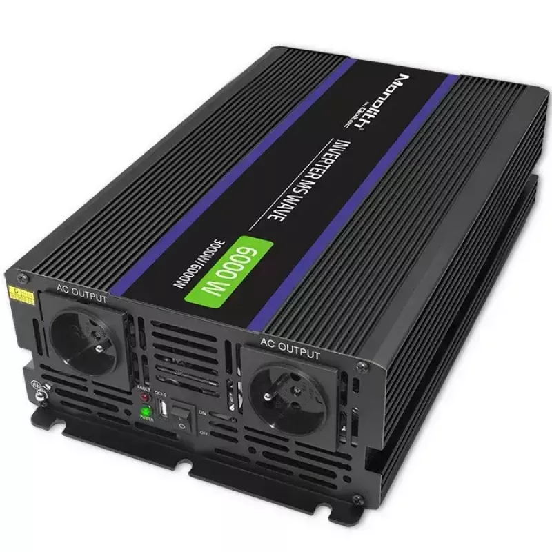 Strāvas invertors QOLTEC Monolith 6000 MS 12V uz 230V 6000W