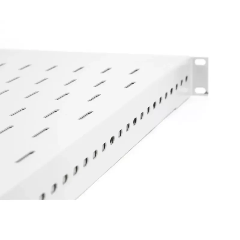 Plaukts Digitus TN-19-5/9-1U-W-GY Pelēks Tērauds 19 collu 500mm Dziļums
