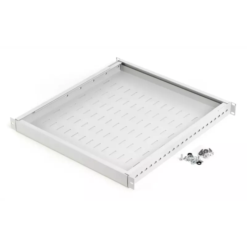 Plaukts Digitus TN-19-5/9-1U-W-GY Pelēks Tērauds 19 collu 500mm Dziļums