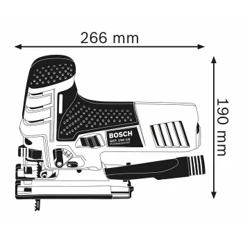 Bosch 0 601 512 000 finierzāģis 780 W 2.6 kg