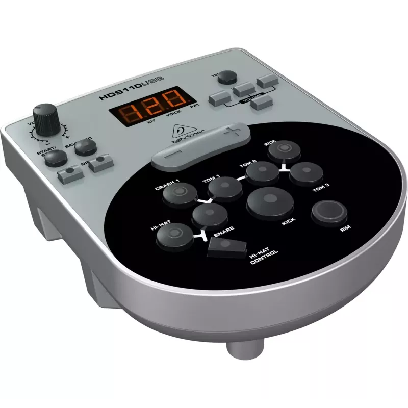 Behringer XD8USB elektronisko bungu komplekts, melnā krāsā