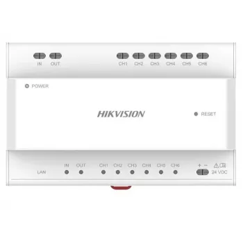 Video sadalītājs Hikvision DS-KAD706Y-S 6 kanāli 1U statīva stiprinājums