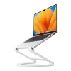 Twelve South Curve Flex saliekamais portatīvais laptopa statīvs, balts