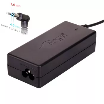 Akyga AK-ND-25 barošanas adapteris HP klēpjdatoriem, 65 W, 19,5 V, 3,33 A, 4,5 x 3,0 mm ar tapu