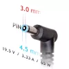 Akyga AK-ND-25 barošanas adapteris HP klēpjdatoriem, 65 W, 19,5 V, 3,33 A, 4,5 x 3,0 mm ar tapu