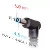 Akyga AK-ND-26 barošanas adapteris klēpjdatoriem, 90W, 19.5V, 4.62A, AC-DC, melns
