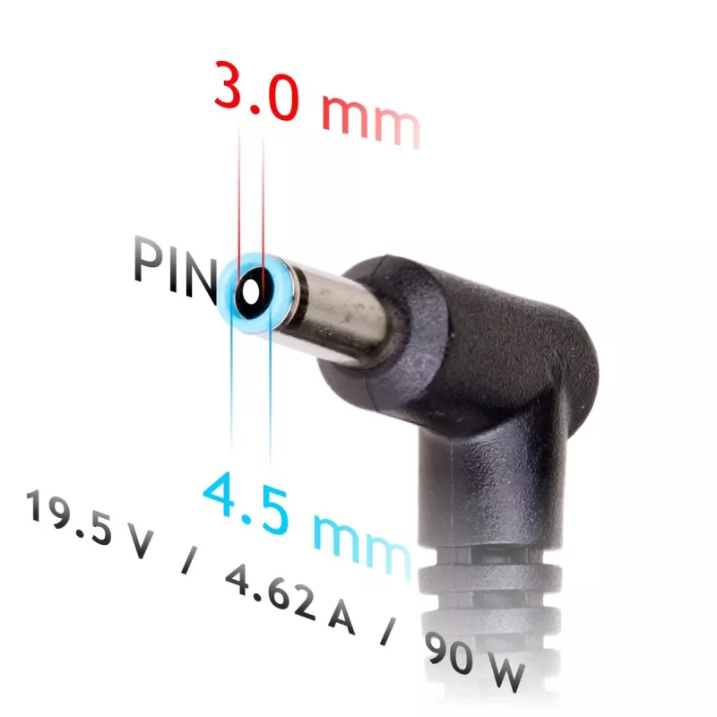 Akyga AK-ND-26 barošanas adapteris klēpjdatoriem, 90W, 19.5V, 4.62A, AC-DC, melns