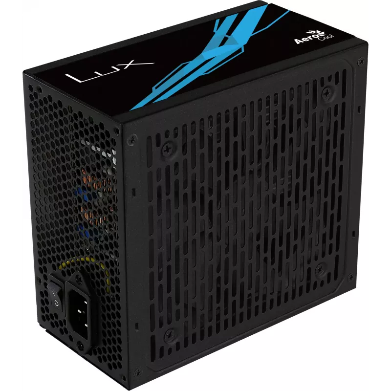 Aerocool LUX850 barošanas bloks 850W 80 Plus Bronze 230V 88% efektivitāte melns