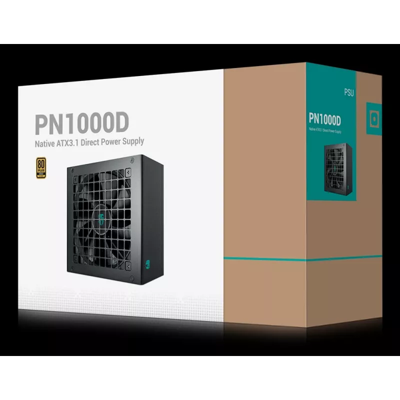 Gamer Storm PN1000D barošanas bloks 1000 W 20+4 pin ATX ATX Melns
