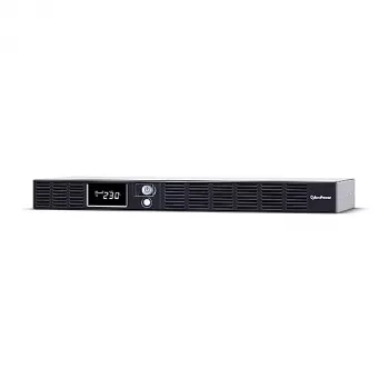 Rackmount Line-Interactive UPS CYBERPOWER OR600ERM1U — 0.6 kVA / 360 W, 6x C13 ligzdas, AVR, LCD, sudraba, 1U