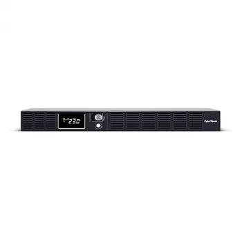 Rackmount Line-Interactive UPS CYBERPOWER OR600ERM1U — 0.6 kVA / 360 W, 6x C13 ligzdas, AVR, LCD, sudraba, 1U