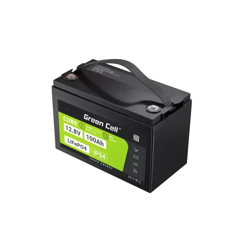 UPS akumulators Green Cell LFPGC12V100AH Litija Dzelzs Fosfāts 12.8V 100Ah