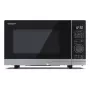 Solo mikroviļņu krāsns Sharp YC-PS204AE-S, 20 L, 800 W, LED skārienvadība, 10 jaudas līmeņi, pagrieziena galds 24,5 cm, sudraba