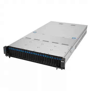 ASUS RS521A-E12-RS24U 2U statīva serveris Socket SP5 melns, sudrabs