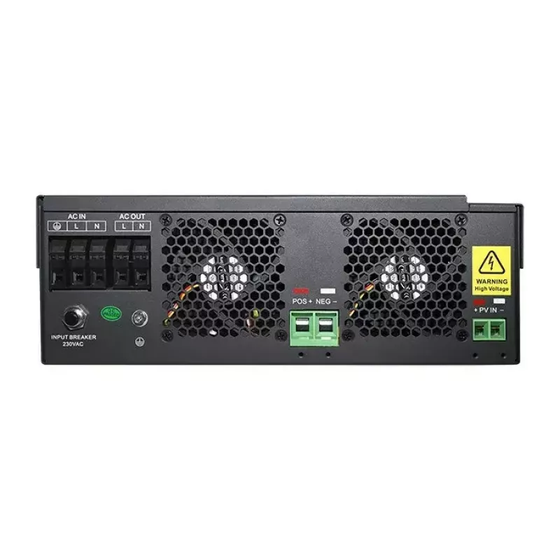 Qoltec 53886 off-grid hibrīdais saules invertors, 3,5 kW, 100 A MPPT, 24 V, tīra sinusoīda