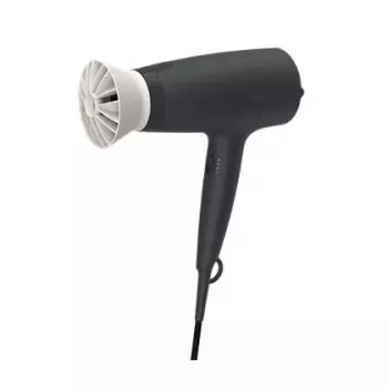 Fēns Philips BHD302/00 1600W melns, 3 siltuma līmeņi, 3 ātrumi, aukstā pūšana, 2 uzgaļi