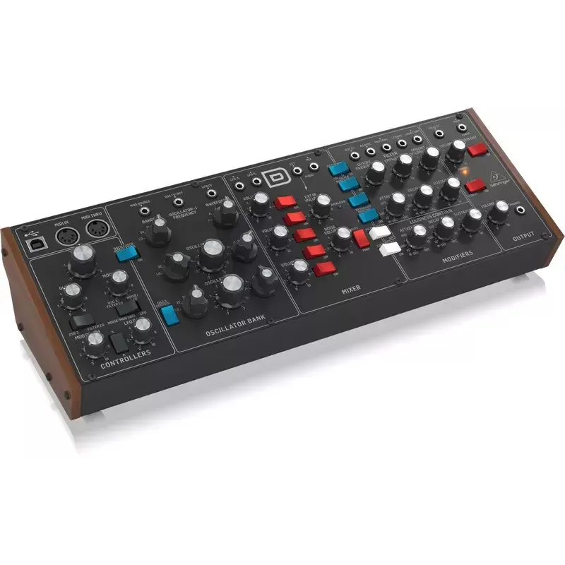 Sintezators Behringer Model D Melns