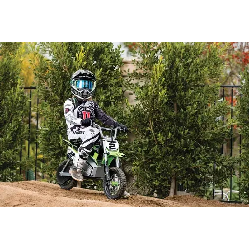 Elektriskais skrejritenis Razor Dirt Rocket SX350 McGrath — 24V, 22 km/h, 12 collu riteņi, viensēdeklis, melns