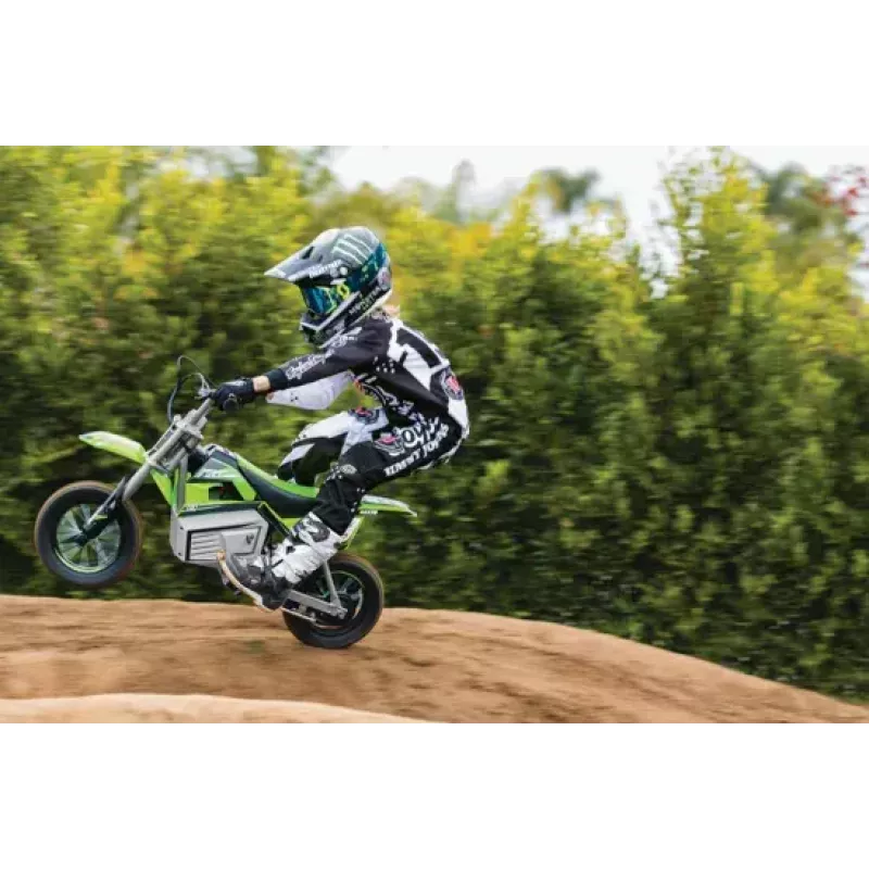 Elektriskais skrejritenis Razor Dirt Rocket SX350 McGrath — 24V, 22 km/h, 12 collu riteņi, viensēdeklis, melns