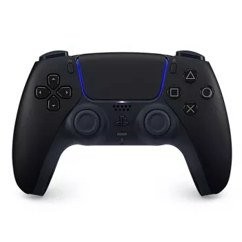 Spēļu kontrolieris Sony DualSense V2 Melns — Bezvadu/Bluetooth 5.1 & USB-C, Iebūvēts akumulators, Haptika, Žiroskops, Skārienpaliktnis, Austiņu ligzda