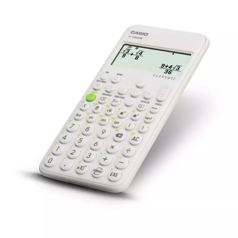 CASIO FX-350CW BOX zinātniskais kalkulators, kabatas formāta, pelēks