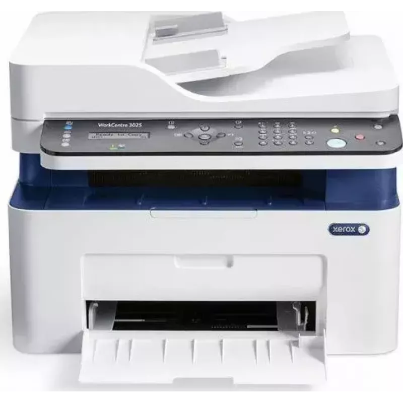 Daudzfunkciju ierīce Xerox WorkCentre 3025/NI — Melnbalts lāzera MFP, 20 lpp/min, Wi‑Fi, Ethernet, A4, 1200x1200 DPI