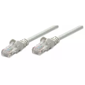 Savienojuma kabelis INTELLINET Cat5e U/UTP 3 m, Pelēks, CCA, RJ-45–RJ-45, 350 MHz