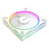 Korpusa ventilators ASUS Prime MR120 ARGB Balts 120 mm slīdgultnis