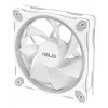 120 mm PC korpusa ventilators ASUS Prime MR120 ARGB Reverse White — 1600 RPM, 58 CFM, PWM, sleeve bearing
