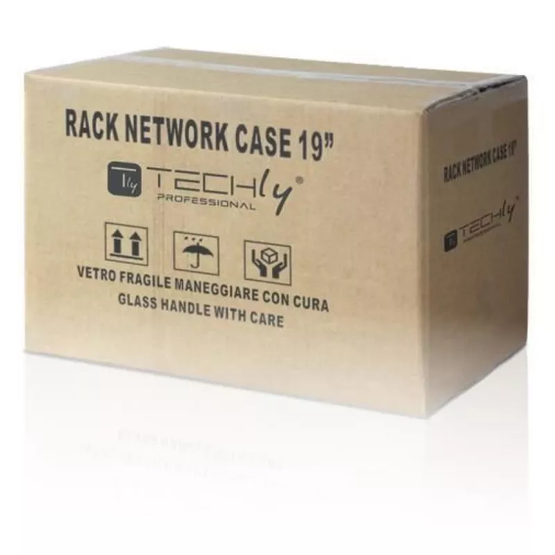 Techly I-CASE EL-1006G45 19 inch 6U sienas skapis, pelēks, salikts