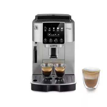 Kafijas automāts De’Longhi Magnifica S ECAM220.30.SB — 1.8 L ūdens tvertne, 250 g pupiņu tvertne, iebūvēts dzirnaviņas un piena putotājs