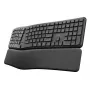 Trust Keyra Ergonomic bezvadu tastatūra vairākām ierīcēm