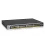 NETGEAR GS752TP-300EUS tīkla slēdzis, pārvaldīts L2/L3/L4, Gigabit Ethernet (10/100/1000), Power over Ethernet (PoE), 1U, melns
