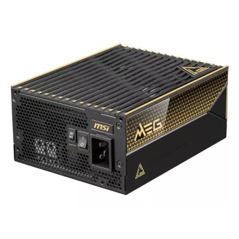 MSI MEG Ai1600T PCIE5 barošanas bloks 1600 W 24-pin ATX ATX Melns