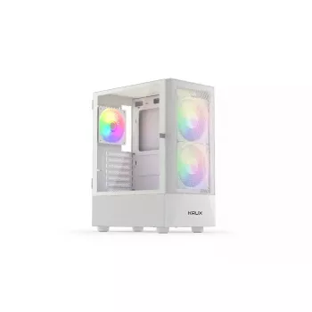 KRUX VAKO ATX datora korpuss, RGB, baltā krāsā (KRXD005)