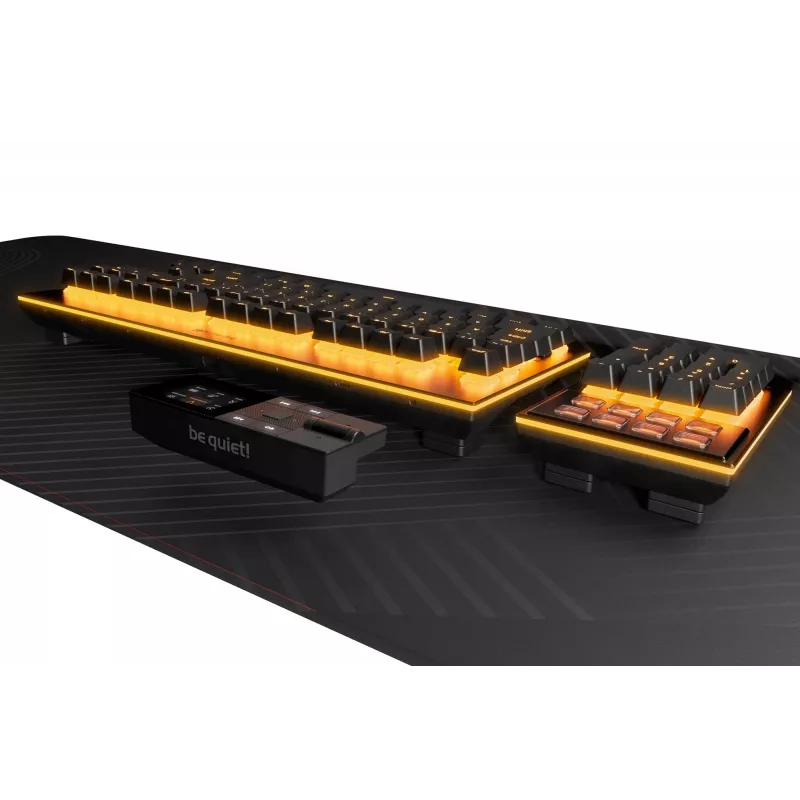 be quiet! Dark Mount Silent Tactile US ANSI tastatūra Gaming USB QWERTY US English Melna