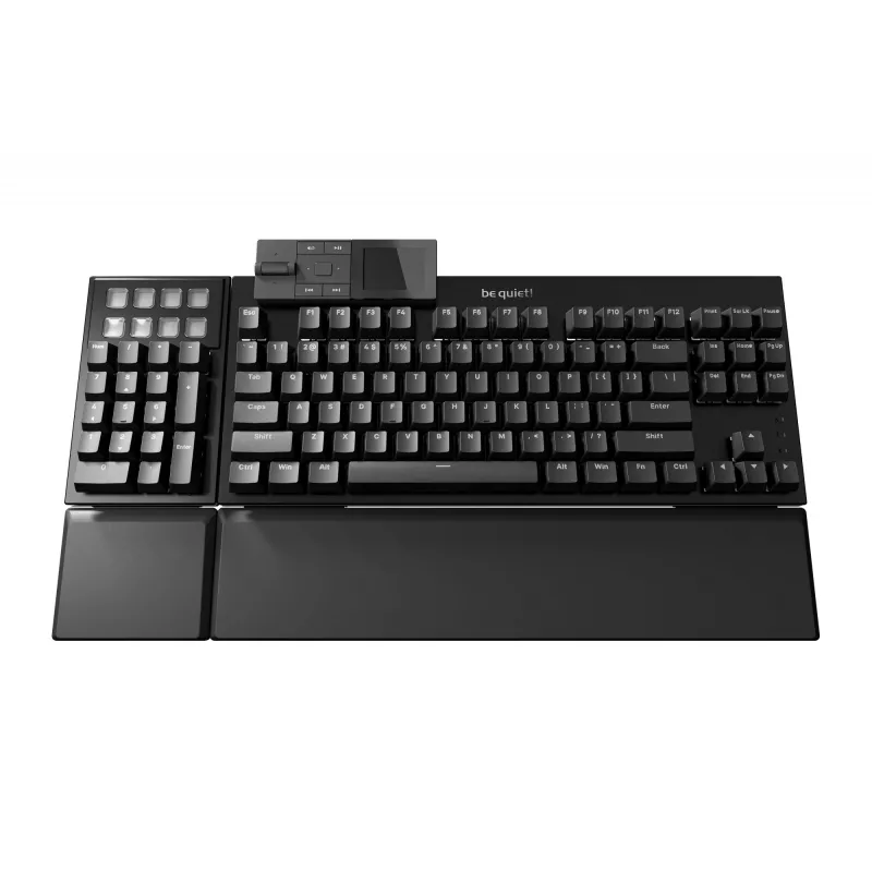 be quiet! Dark Mount Silent Tactile US ANSI tastatūra Gaming USB QWERTY US English Melna