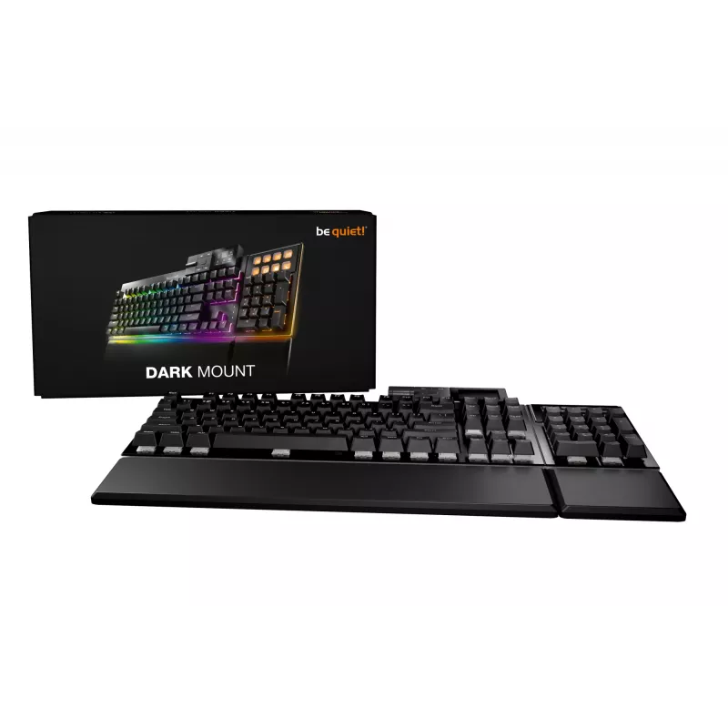be quiet! Dark Mount Silent Tactile US ANSI tastatūra Gaming USB QWERTY US English Melna