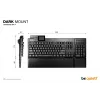 be quiet! Dark Mount Silent Tactile US ANSI tastatūra Gaming USB QWERTY US English Melna