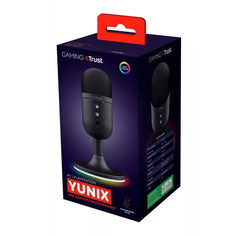Trust GXT 234P Yunix Black galda mikrofons