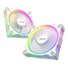 Korpusa ventilators ASUS Prime MR120 ARGB Balts 120 mm, 1600 RPM, PWM, Slīdgultnis, 58 CFM