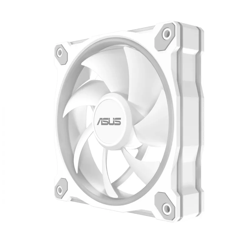 Korpusa ventilators ASUS Prime MR120 ARGB Balts 120 mm, 1600 RPM, PWM, Slīdgultnis, 58 CFM