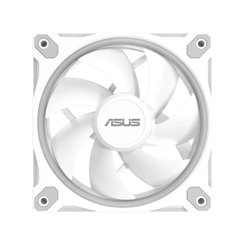 Korpusa ventilators ASUS Prime MR120 ARGB Balts 120 mm, 1600 RPM, PWM, Slīdgultnis, 58 CFM
