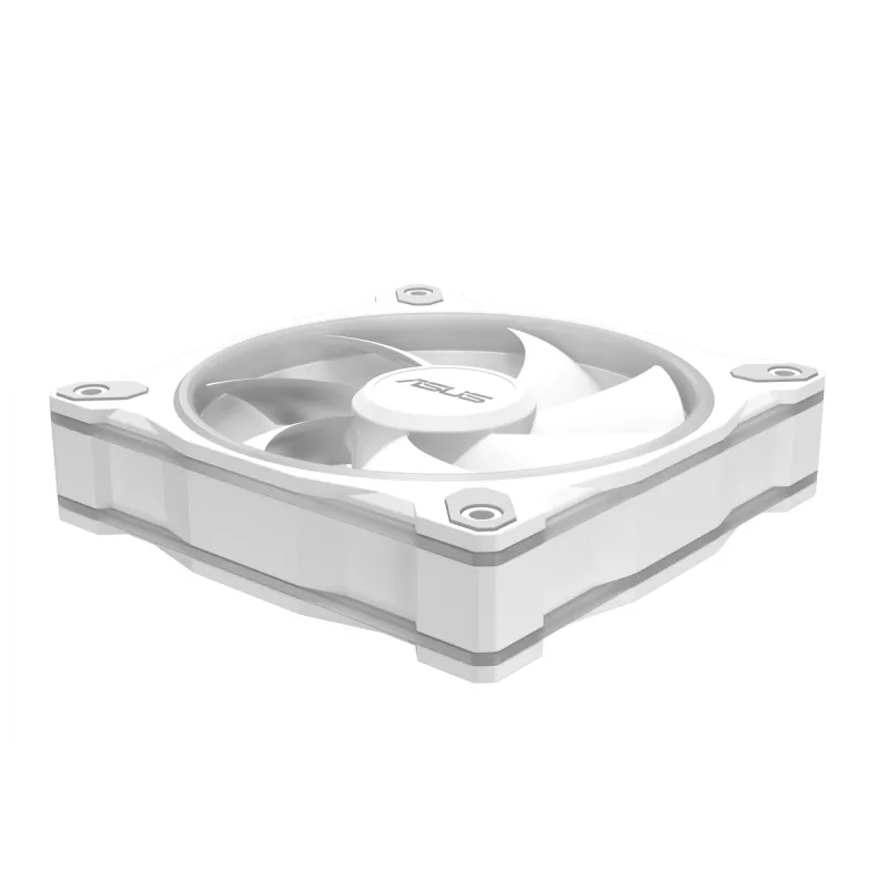 Korpusa ventilators ASUS Prime MR120 ARGB Balts 120 mm, 1600 RPM, PWM, Slīdgultnis, 58 CFM