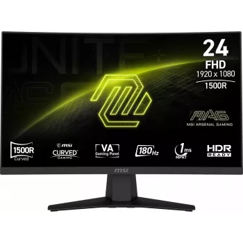 MSI MAG 244C dators monitors 59,9 cm (23,6 collu) 1920 x 1080 pikseļi Full HD LCD melns