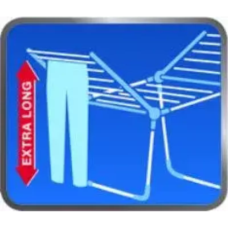 Saliekams grīdas žāvējamais plaukts Leifheit Pegasus 180 Plus — 18 m žāvēšanas vieta, metāls/plastmasa