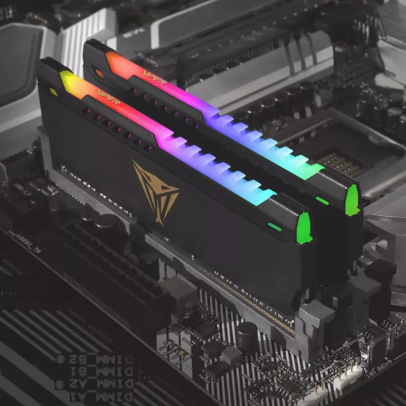 Patriot Viper Steel RGB DDR4 32GB (2x16GB) 3200MHz atmiņas komplekts